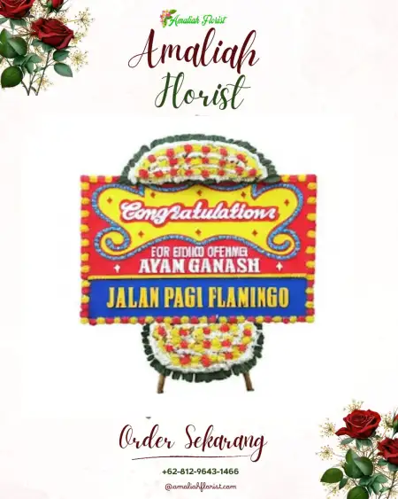 Sewa Papan Bunga Mendolo